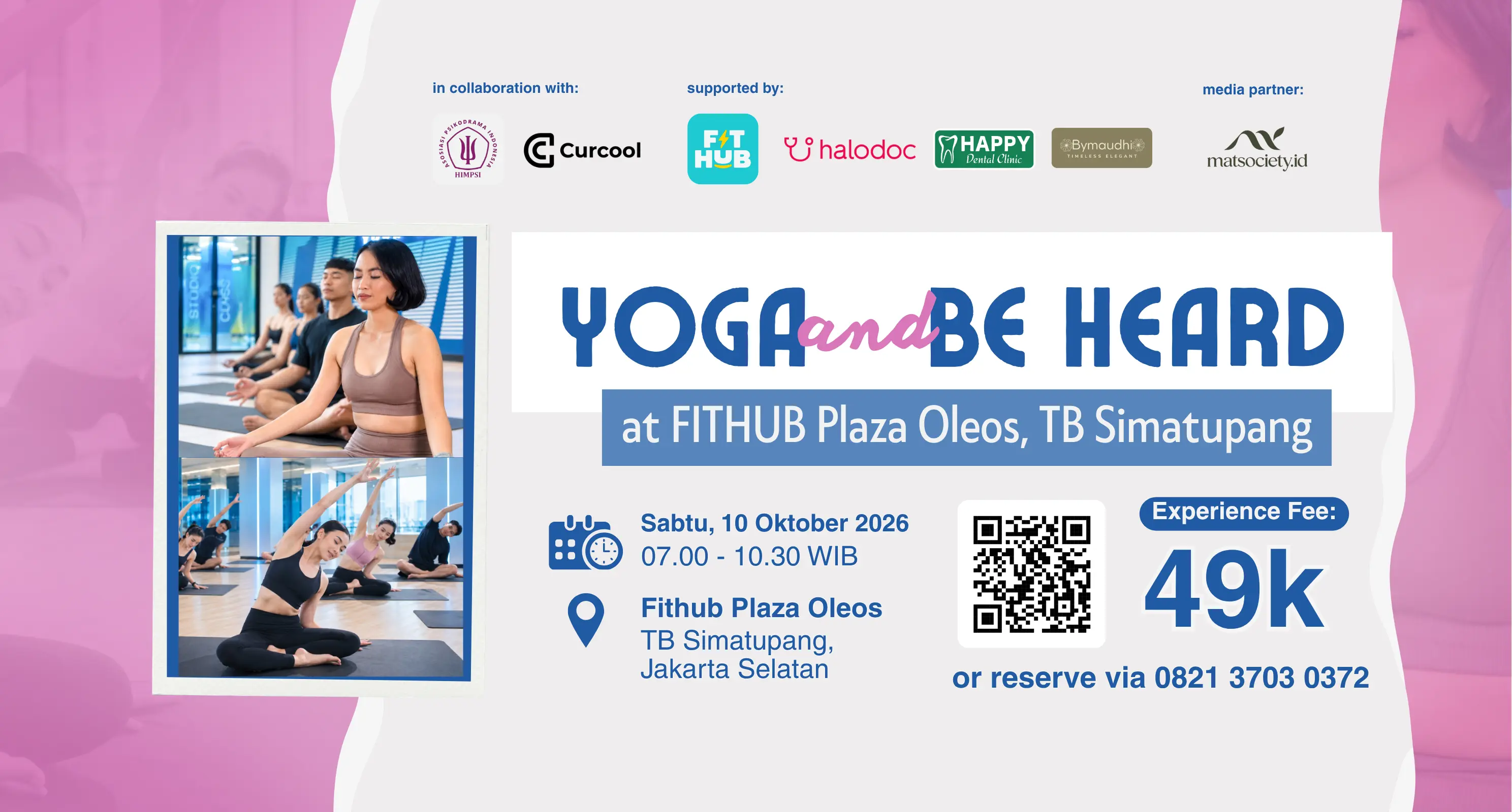 Curcool - Yoga and Be Heard: FITHUB Plaza Oleos